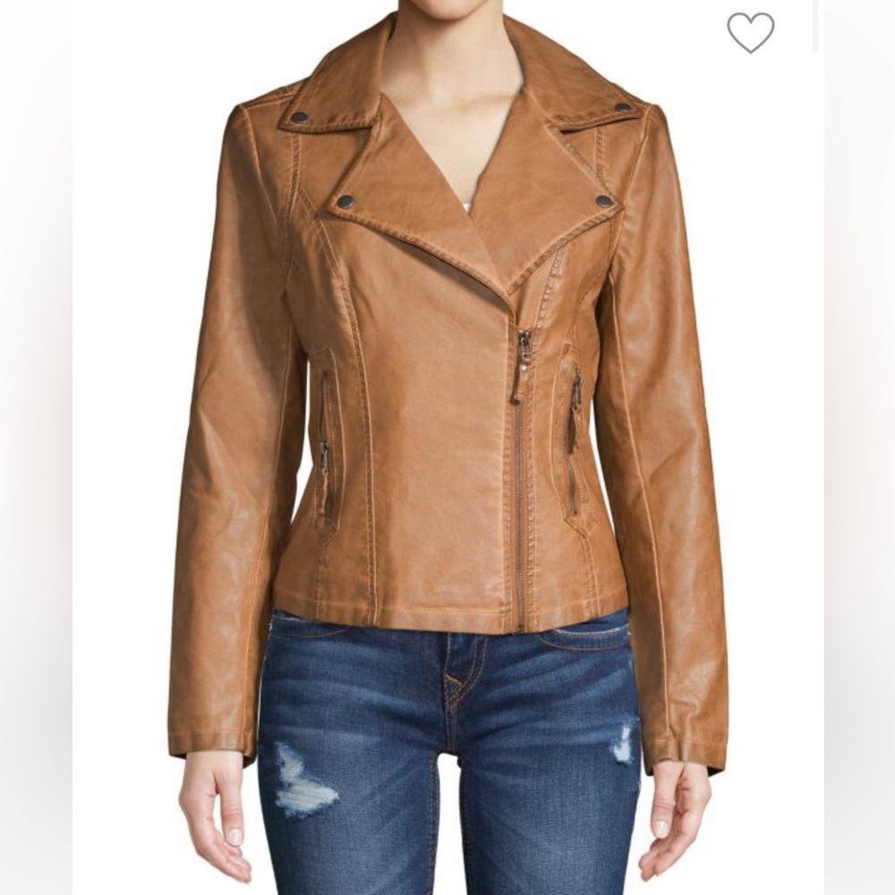 Brand New Max Studio Faux Leather Jacket - Large